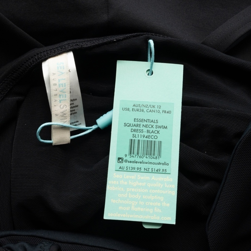 Sea Level Swim. Essentials Square Neck Tummy Control Swim Dress.‎ - Picture 4 of 12